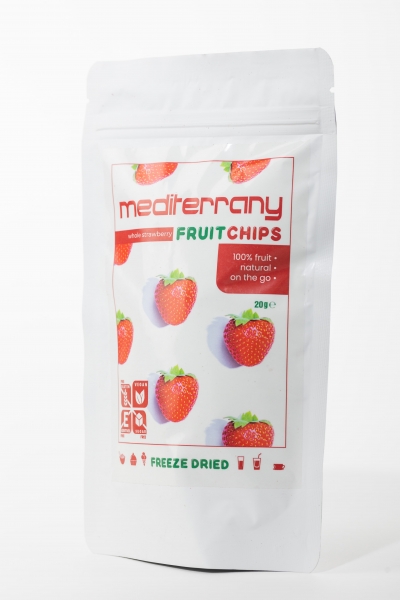 Mediterrany Fruit Chips Bütün Strawberry